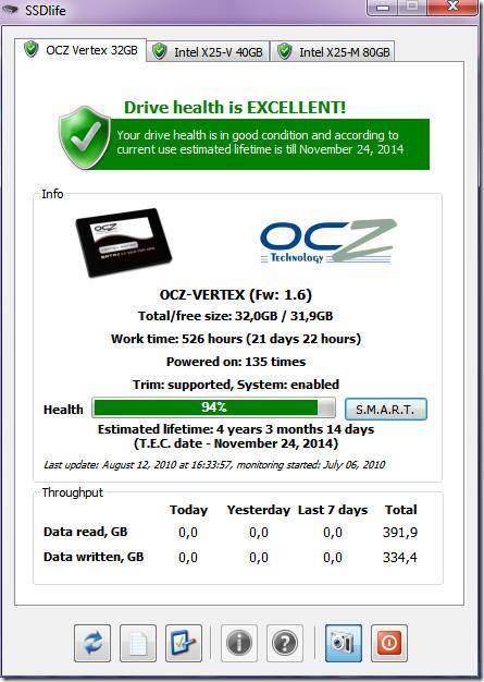 Monitore e inspecione o status de integridade das unidades SSD com SSDlife