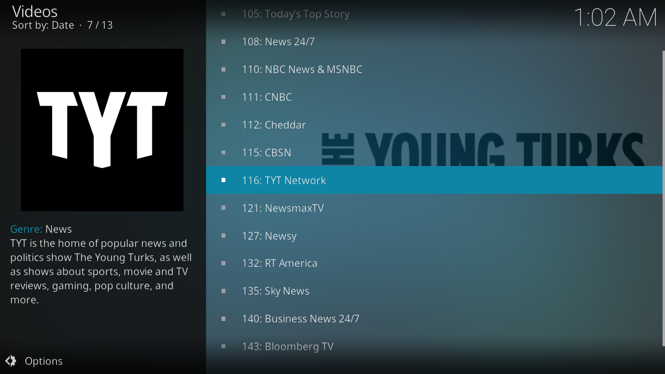 Module complémentaire Pluto.tv pour Kodi : installation et visite guidée Module complémentaire Pluto.tv pour Kodi : installation et visite guidée