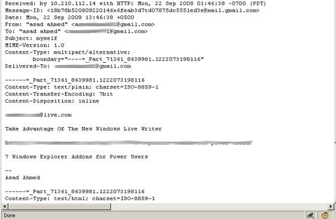 Comment trouver l'adresse IP de l'expéditeur dans Windows Live Mail, Gmail ou Yahoo! Mail