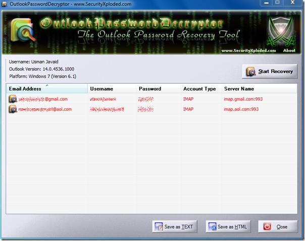 使用 OutlookPasswordDecrypter 還原 Outlook 密碼