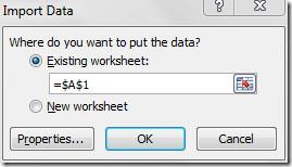 Excel 2010: Webdatenblatt importieren und darauf zugreifen Excel 2010: Webdatenblatt importieren und darauf zugreifen