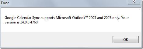 مزامنة تقويم Google وOutlook 2010 [حل سريع]