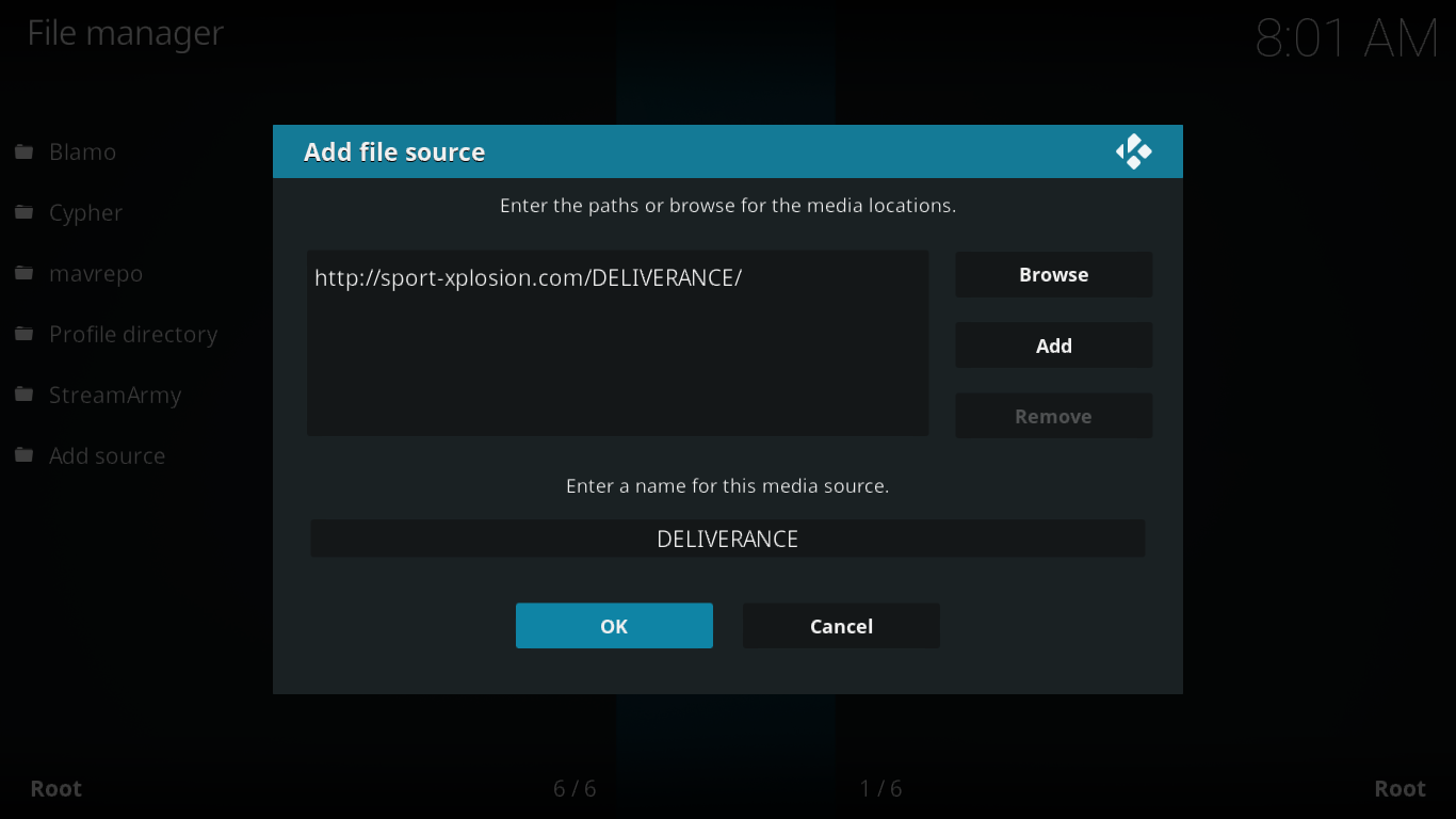 Add-on Deliverance para Kodi (alternativa ao Sports Devil) Add-on Deliverance para Kodi (alternativa ao Sports Devil)