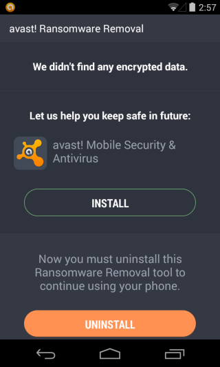 Удаление вируса-вымогателя Avast! избавит ваше Android-устройство от Simplelocker