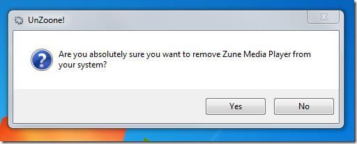 Rimuovere completamente il software Zune