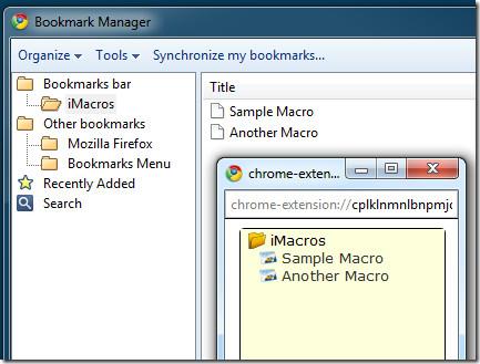 Plugin Macro Recorder per Google Chrome