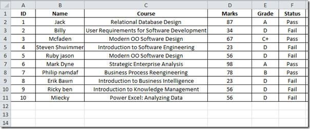 將 Excel 2010 中的資料表嵌入 Word 文件