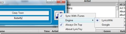 LyricToy – Obțineți versurile iTunes