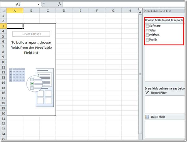 Excel 2010：建立資料透視表和圖表