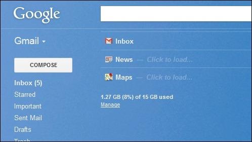 Firefox için IntegratedInbox ile Gmail'deki Tüm Google Uygulamalarına Erişim