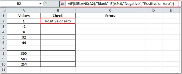 Excel 2010：檢查邏輯和語法錯誤