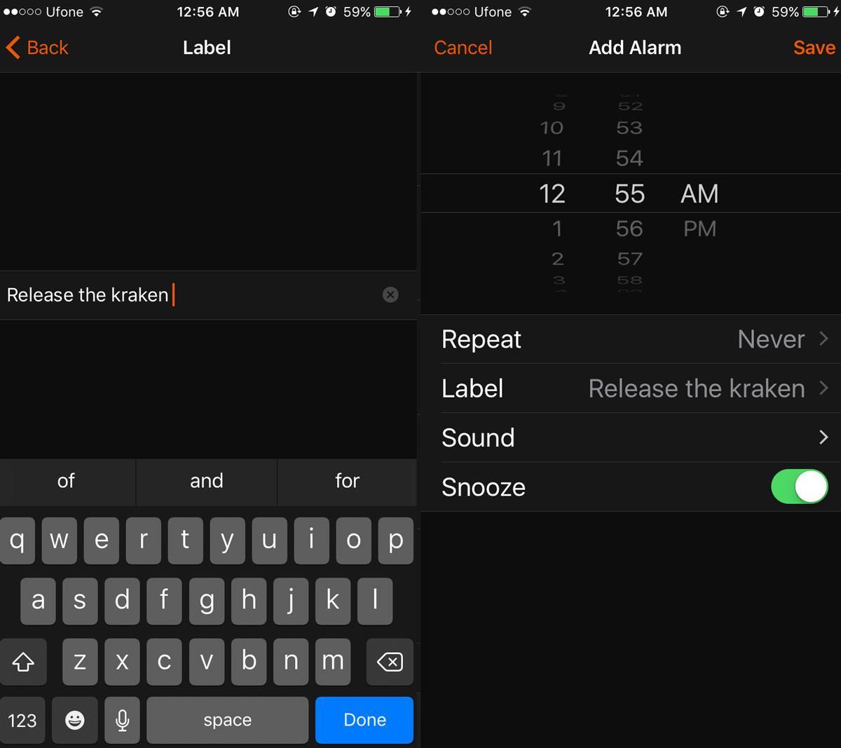 Come assegnare un nome alle sveglie sul telefono e sul desktop