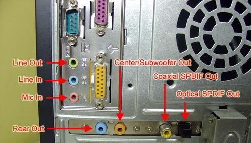 5.1chスピーカーをパソコンに接続する方法
