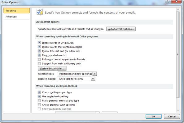 Outlook 2010: E-postaları Göndermeden Önce Otomatik Olarak Yazım Denetimi Yapın