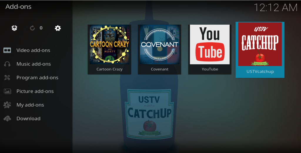Transmita programas de TV dos EUA com o complemento USTVcatchup para Kodi