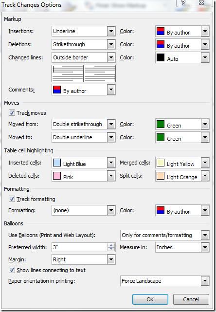 Controlar alterações em documentos do Word 2010