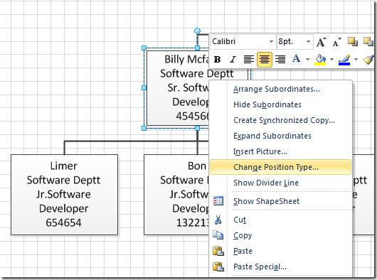 在 Visio 2010 中從 Excel 電子表格建立組織架構圖