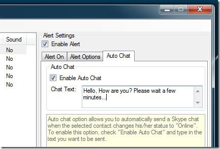ทำให้ Skype ตอบกลับอัตโนมัติและรับการแจ้งเตือนข้อความติดต่อ