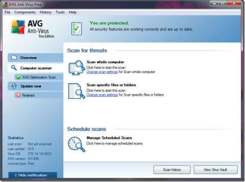 AVG 9 アンチウイルス無料版をダウンロード