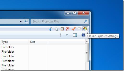 Windows 7 エクスプローラーに「1 つ上のレベルへ」または「クリックして戻る」ボタンを追加する
