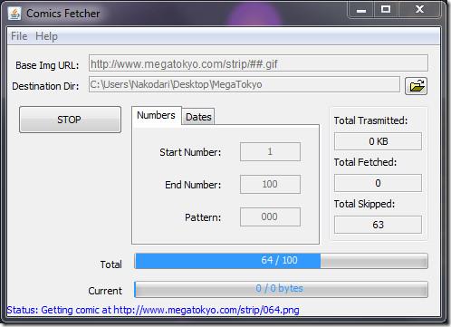 Laden Sie kostenlose Online-Comics mit Comics Fetcher herunter