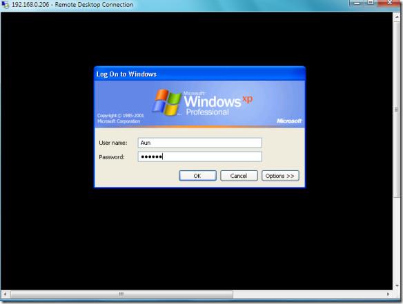 Windows 7でリモートデスクトップ接続を使用する