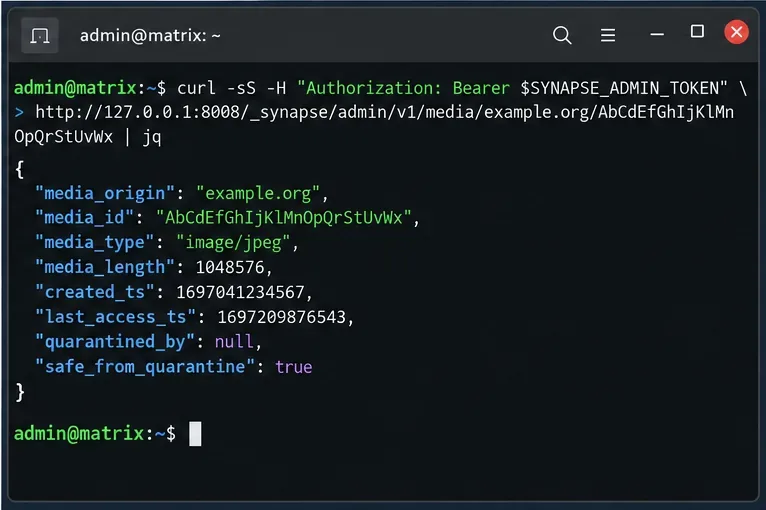 Solucionar un problema con el repositorio multimedia Matrix Synapse que está ocupando demasiado espacio en disco.
