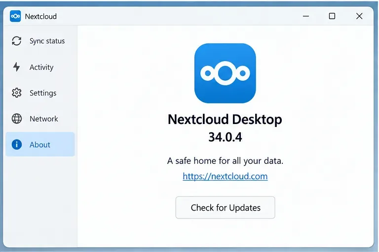 Nextcloudデスクトップ同期クライアントが「ファイルの処理中」で停止する問題を修正する