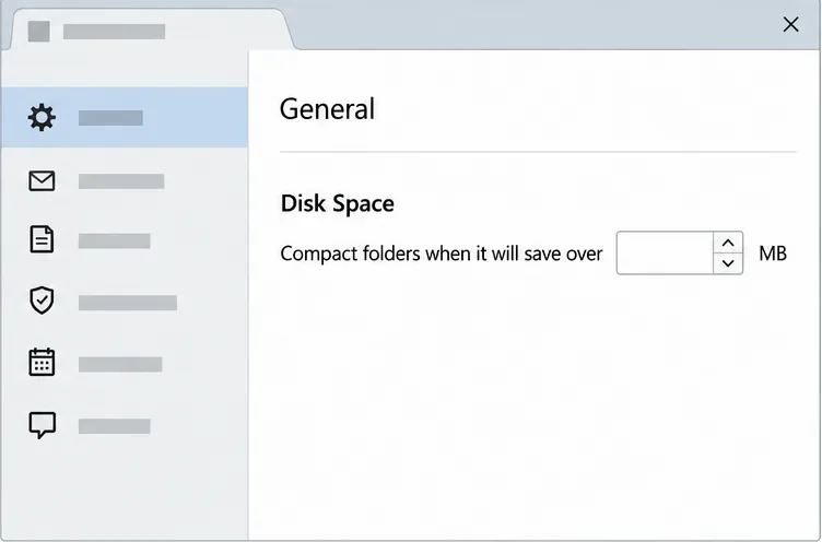 Thunderbird Compact-Ordnerprobleme beheben: Einfrieren oder Nichtreagieren