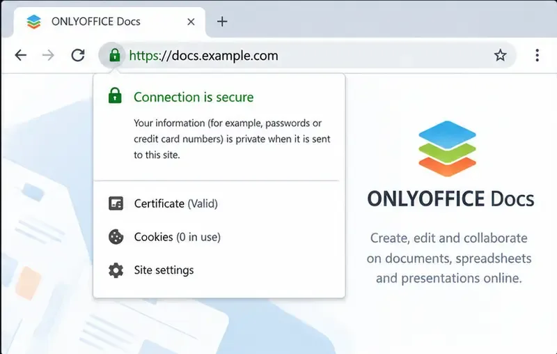 ONLYOFFICE DockerでHTTPSとSSL証明書を設定する方法