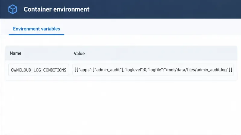Как включить аудит журналов активности в ownCloud Enterprise