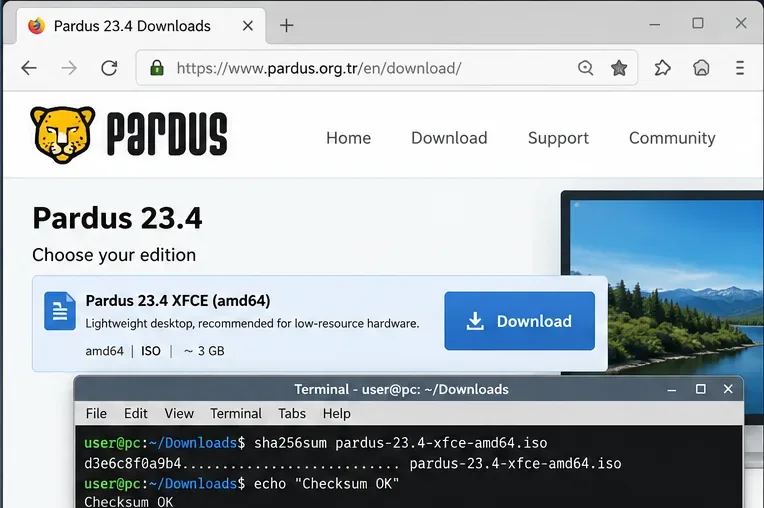 Come installare Pardus 23 su hardware obsoleto: procedura passo passo
