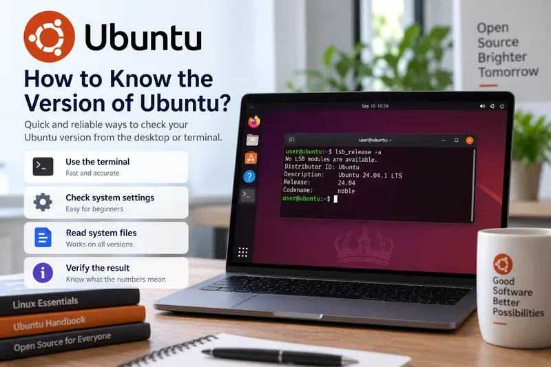 Cómo saber la versión de Ubuntu: 6 formas fiables de comprobarla