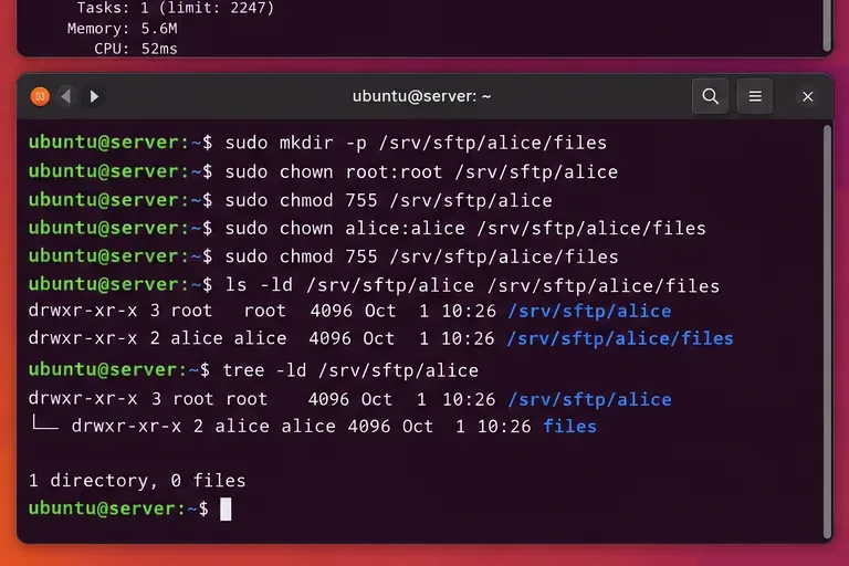如何在 Ubuntu 24.04 中限制 SSH 使用者只能存取特定目錄