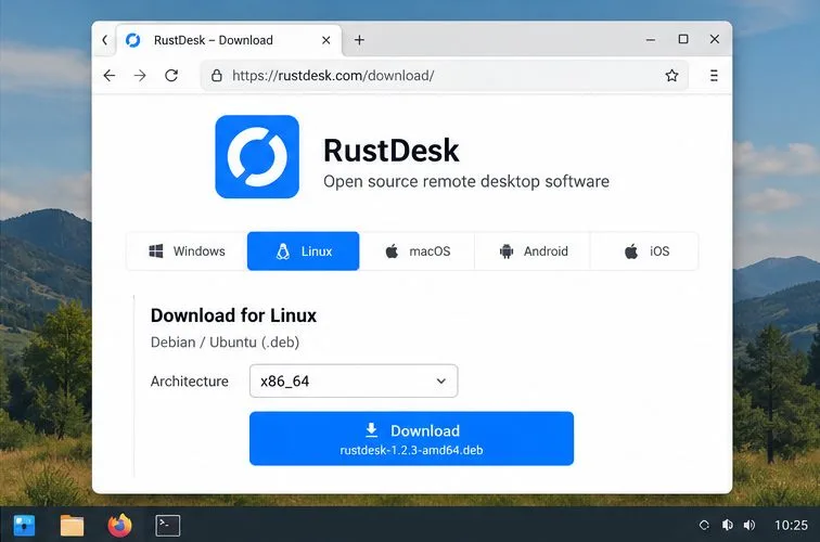 如何在 Pardus Linux 上設定遠端桌面訪問