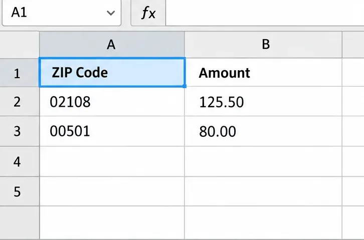 Cómo evitar que LibreOffice Calc elimine los ceros iniciales en los archivos CSV