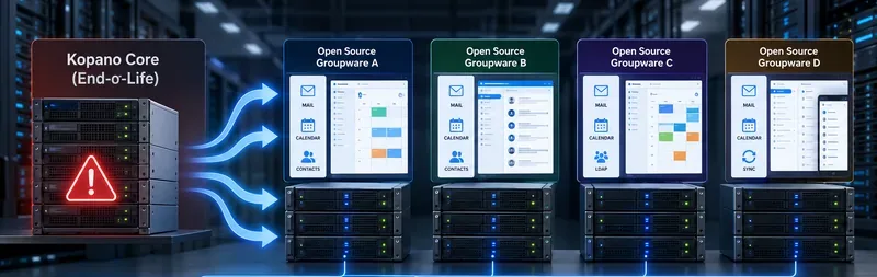 Koniec cyklu życia Kopano Core: najlepsze alternatywy open source dla przedsiębiorstw