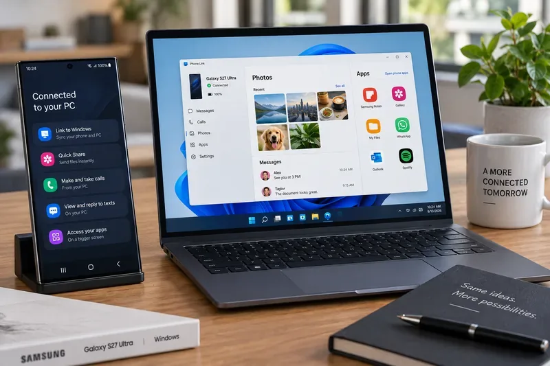 Bezproblemowy ekosystem: w jaki sposób Galaxy S27 Ultra może lepiej łączyć się z systemem Windows
