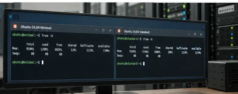 Ubuntu Server 24.04 最小化安裝版與標準安裝版：效能基準測試結果究竟如何