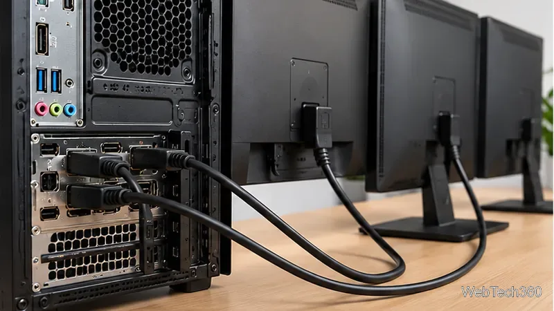 Konfiguracja 3 monitorów w systemie Windows 10: podłączanie i zarządzanie trzema wyświetlaczami