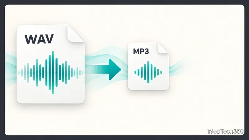 5 melhores conversores gratuitos de WAV para MP3 para Windows e macOS