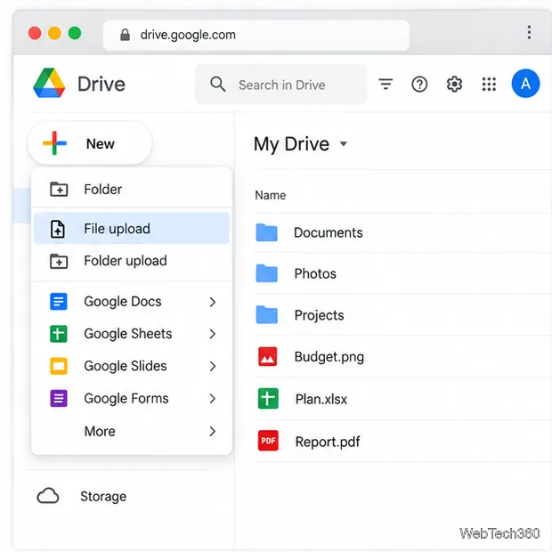 5 Möglichkeiten, Dateien in Google Docs hochzuladen und zu öffnen
