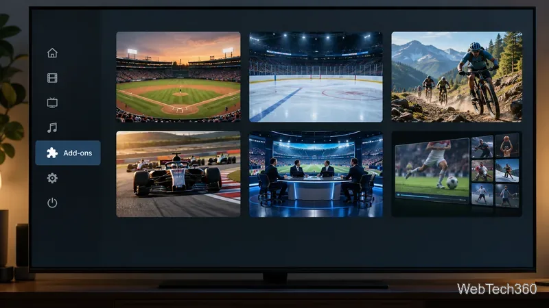I migliori componenti aggiuntivi sportivi per Kodi: opzioni legali per eventi in diretta e repliche.