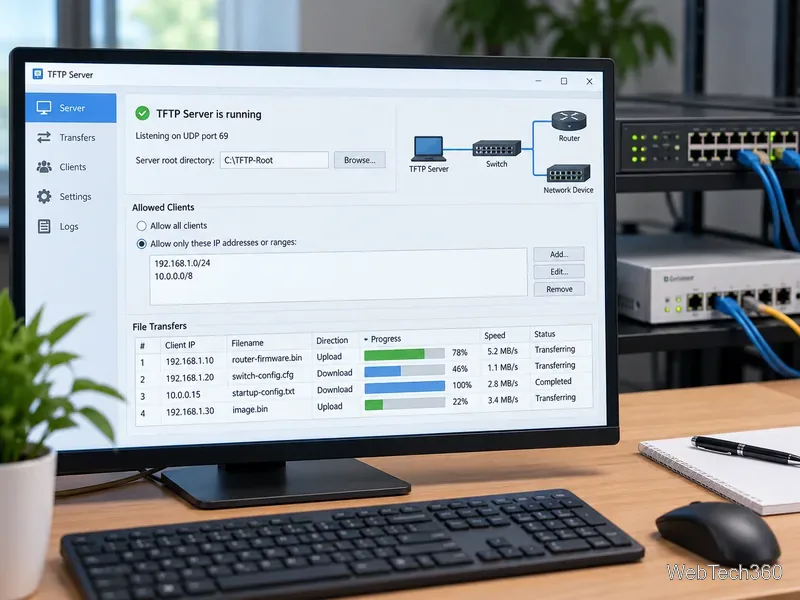 I migliori server TFTP per Windows, Linux e macOS