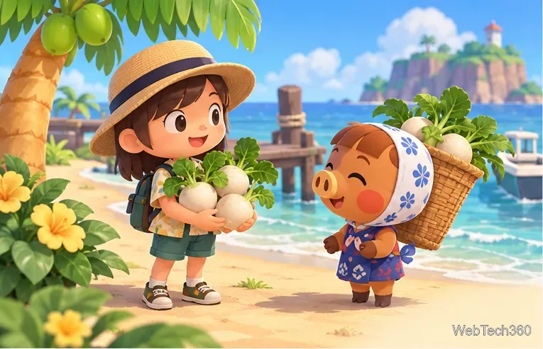 É possível vender nabos em outras ilhas em Animal Crossing: New Horizons?