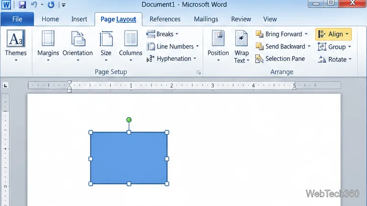Modifier la hauteur et la largeur du quadrillage dans Word 2010