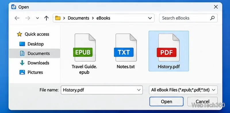 Converta arquivos de e-books para o seu leitor com o Hamster Free eBook Converter.