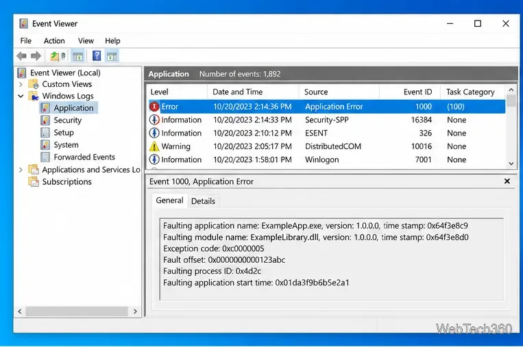 ข้อผิดพลาด Exception Access Violation บน Windows 10: วิธีแก้ไข