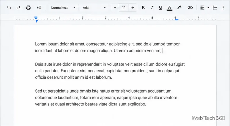 Googleドキュメントの余白ルーラー、画像配置、コメントについて解説