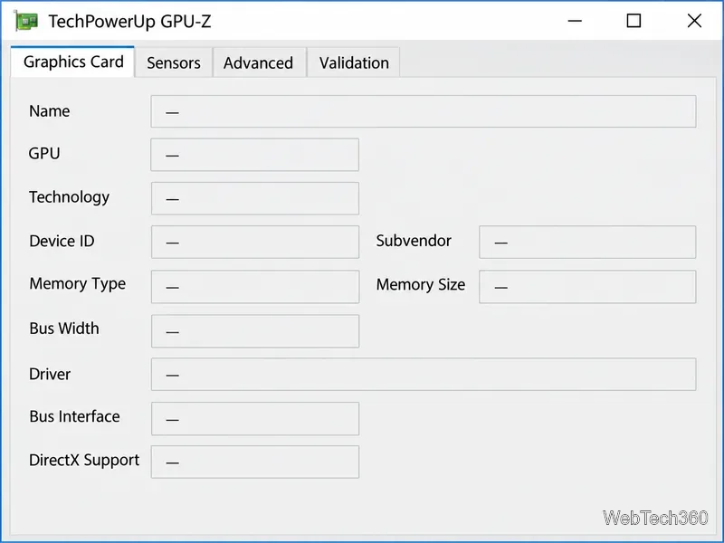 GPU-Z：ビデオカードとGPUに関する詳細情報を確認する